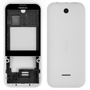 Корпус для Nokia 225 Dual Sim, білий