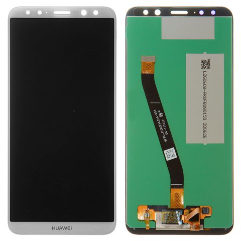 Дисплей для Huawei Mate 10 Lite, білий, без рамки, Оригінал переклеєне скло , RNE L01 RNE L21