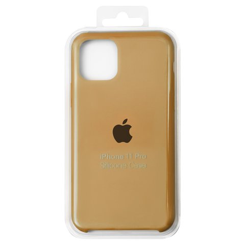 Чохол для iPhone 11 Pro, золотистий, Original Soft Case, силікон, gold 29 