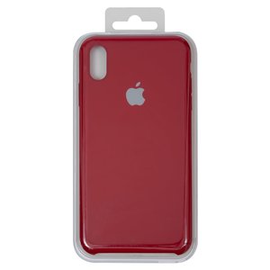 Чохол для iPhone XS Max, червоний, Original Soft Case, силікон, china red 31 