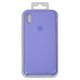 Чохол для iPhone XS Max, фіолетовий, Original Soft Case, силікон, elegant purple (39)