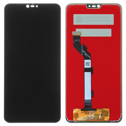 Дисплей для Xiaomi Mi 8 Lite 6.26", черный, без рамки, Оригинал переклеено стекло , M1808D2TG