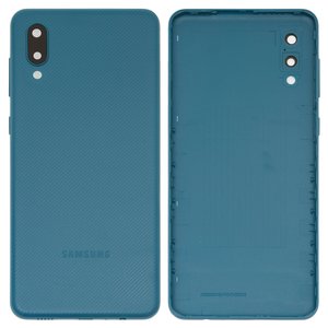 Задняя панель корпуса для Samsung A022F Galaxy A02, синяя