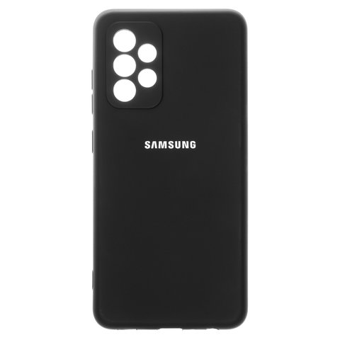 Чохол для Samsung A525 Galaxy A52, чорний, Original Soft Case, силікон, black 18  full side