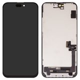 Дисплей для iPhone 15 Plus, чорний, з рамкою, Copy, (TFT), JK
