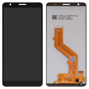 Дисплей для ZTE Blade A31, черный, без рамки, Сopy