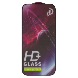 Захисне скло для Apple iPhone 16 Pro, iPhone 17, сумісне з чохлом, Full Glue, без упаковки , чорний