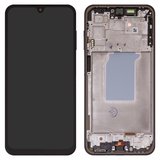 Дисплей для Samsung A266 Galaxy A26, чорний, з рамкою, Original (PRC)