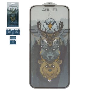 Защитное стекло iNobi Amulet для Apple iPhone 15 Pro, Full Glue, Anti Static, черный
