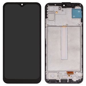 Дисплей для Samsung M346 Galaxy M34, черный, с рамкой, High Copy, с широким ободком, OLED 