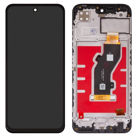 Дисплей для ZTE Blade V70, Nubia V70, черный, с рамкой, High Copy, 15 3260A 14821 51