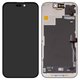 Дисплей для iPhone 15 Pro, черный, с рамкой, High Copy, без ошибки, (OLED), DD-OLED OEM soft, 120Hz, diagnosable