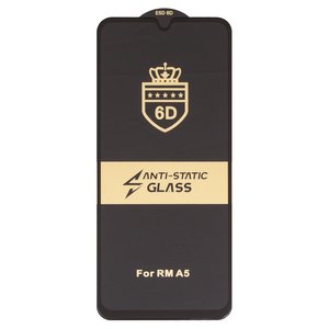 Захисне скло ESD 6D для Xiaomi Redmi A5 4G, сумісне з чохлом, Full Glue, Anti Static, без упаковки , чорний, EU version