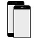 Стекло корпуса для Apple iPhone 6S, 2.5D, черное, PRC