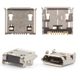 Charge Connector compatible with Samsung C3322, (7 pin, micro USB type-B)