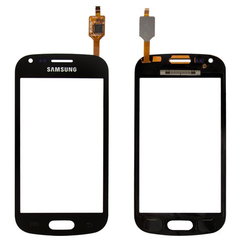 Touchscreen compatible with Samsung S7560, S7562, black 