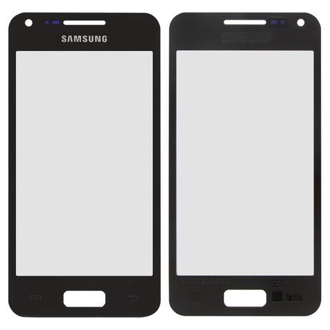 Vidrio de carcasa puede usarse con Samsung I9070 Galaxy S Advance, negro