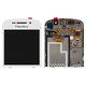 LCD compatible with Blackberry Q10, (white)