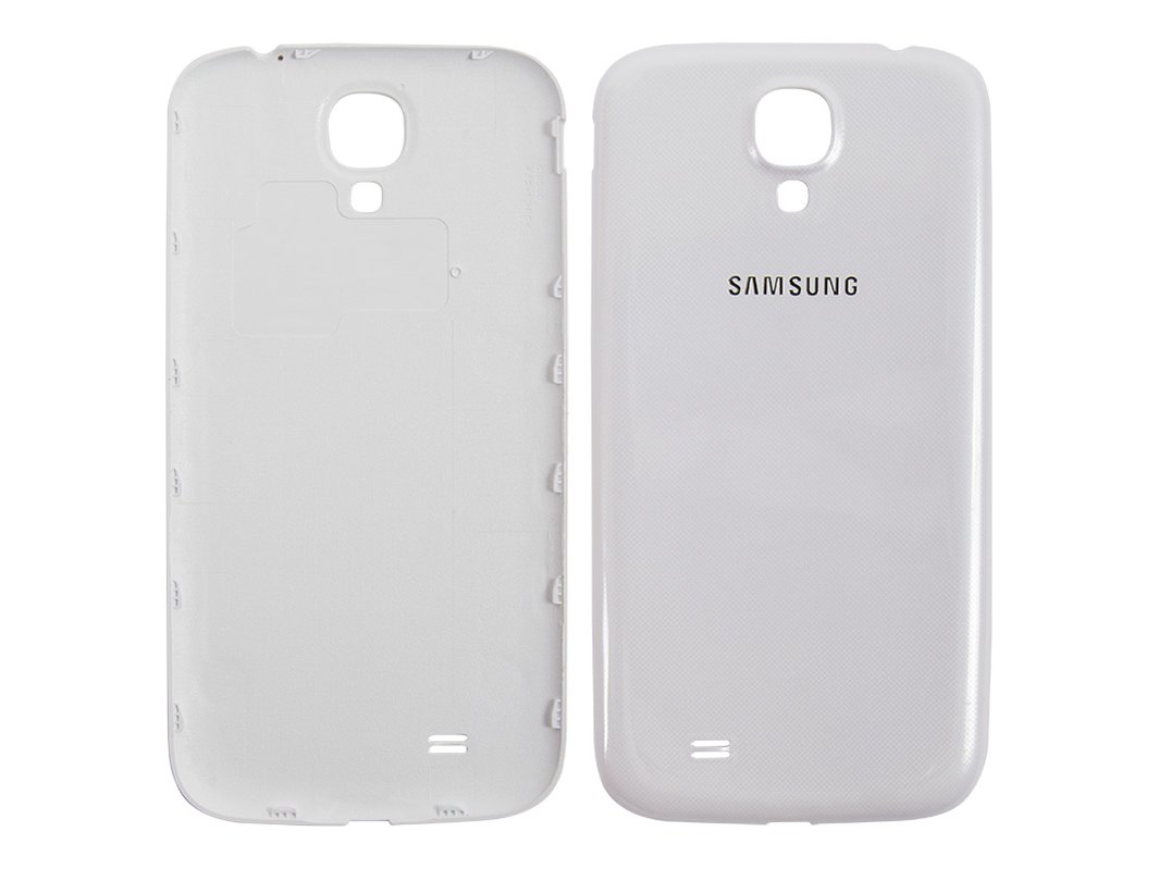 Back Cover compatible with Samsung I9500 Galaxy I9505 Galaxy S4, (white) - All Spares