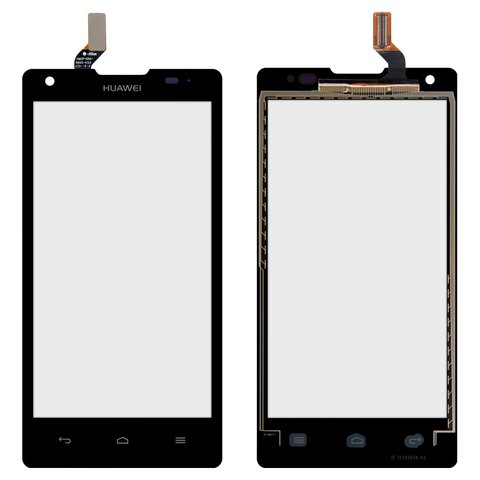 Touchscreen compatible with Huawei Ascend G700 U10, black  #HMCF 050 0860 V0.3