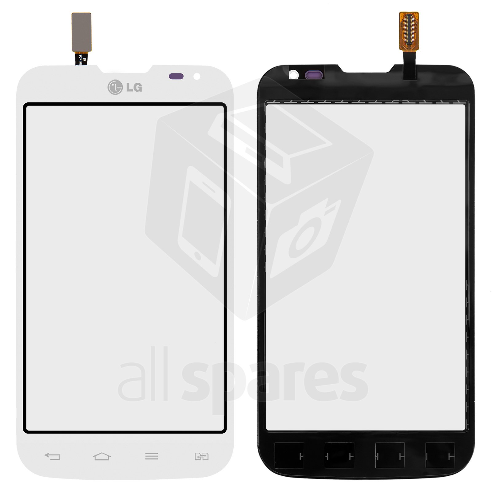 Touchscreen Compatible With Lg D325 Optimus L70 Dual Sim White 124 64mm All Spares