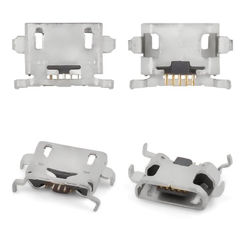 Conector de carga puede usarse con Sony C2104 S36 Xperia L, C2105 S36h Xperia L, ST23i Xperia Miro, ST26i Xperia J; ZTE Blade L3, 5 pin, micro USB tipo B