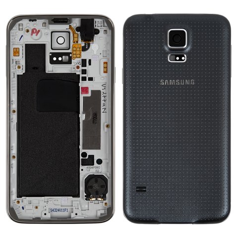Housing compatible with Samsung G900H Galaxy S5, gray 