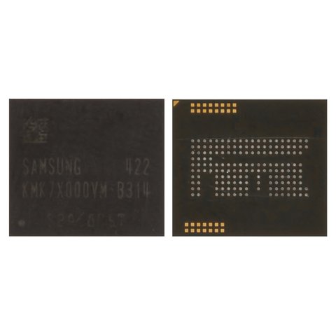 Microchip de memoria KMK7X000VM B314 puede usarse con Samsung P3110 Galaxy Tab2 , P601 Galaxy Note 10.1;  Samsung I8552 Galaxy Win, I9082 Galaxy Grand Duos