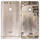 Panel trasero de carcasa puede usarse con Huawei P9 Plus, dorada