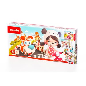 Puzzlika 3 in 1 Jigsaw Puzzle Happy Stories