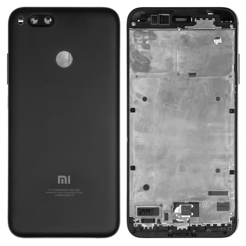 Housing compatible with Xiaomi Mi 5X, Mi A1, black, MDG2, MDI2, MDE2 