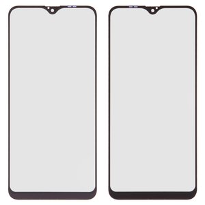 Housing Glass compatible with Samsung A105F DS Galaxy A10, with OCA film, black 