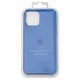 Case compatible with Apple iPhone 12, iPhone 12 Pro, (dark blue, Original Soft Case, silicone, royal blue (03))
