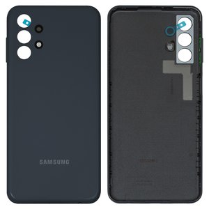 Panel trasero de carcasa puede usarse con Samsung A135 Galaxy A13, negra, con botones laterales