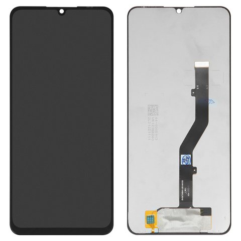 Дисплей для ZTE Blade A72 4G, Blade A72S, Blade V40 Smart, Blade V40 Vita, черный, без рамки, Original PRC 