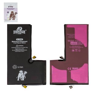 Battery Da Luxiang compatible with Apple iPhone 11 Pro Max, Li ion, 3.8 V, 4469 mAh, High Capacity, original IC 