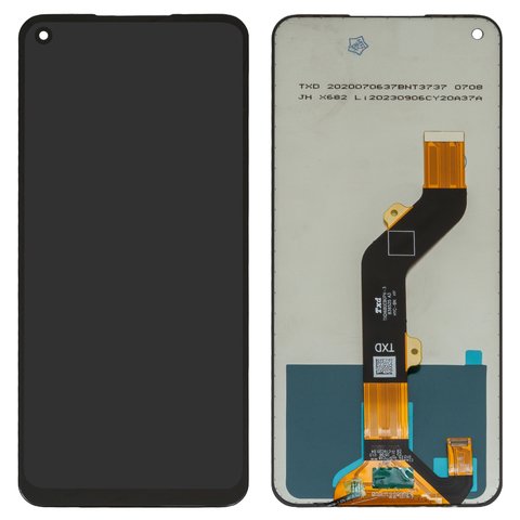 Pantalla LCD puede usarse con Tecno Camon 16, Camon 16 SE, Spark 6, negro, sin marco, High Copy, TXDI680EBGPX 3