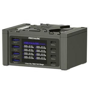 Mains Charger Mechanic V Power 8 Max, 115 W, Quick Charge, Power Delivery PD , 8 ports 