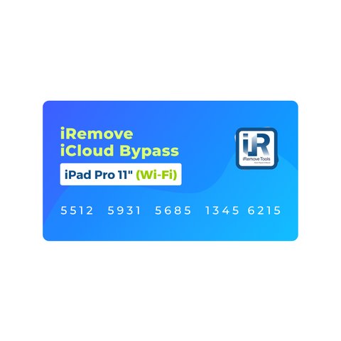 iRemove iCloud Bypass para iPad Pro 11" Wi Fi 