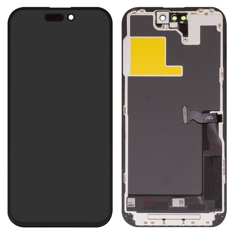 Дисплей для iPhone 14 Pro, черный, с рамкой, AAA, TFT , JK