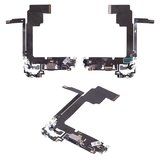 Cable flex puede usarse con iPhone 15 Pro Max, del conector de carga, azul, con micrófono, HC