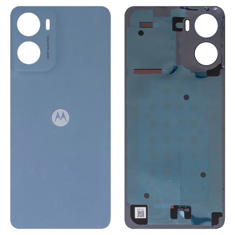 Panel trasero de carcasa puede usarse con Motorola Moto G05, azul claro, misty blue