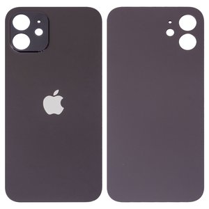 Panel trasero de carcasa puede usarse con iPhone 12, negra, no es necesario desmontar la cámara, Original PRC , big hole