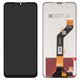 Pantalla LCD puede usarse con Tecno Pop 5 Lite, Pop 5 LTE, negro, sin marco, original (vidrio reemplazado), BD4, BD4i, BD4a