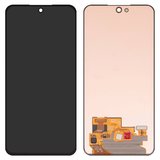 LCD compatible with Samsung A366 Galaxy A36, A566 Galaxy A56, (black, without frame, original (change glass) )