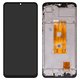 Pantalla LCD puede usarse con Realme C63 4G, negro, con marco, High Copy
