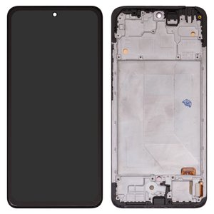 Pantalla LCD puede usarse con Xiaomi Redmi Note 14 4G, negro, con marco, High Copy, 161.5mm, OLED , 24117RN76E, EU version