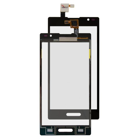 Touchscreen compatible with LG P760 Optimus L9, P765 Optimus L9, P768 Optimus L9, black 