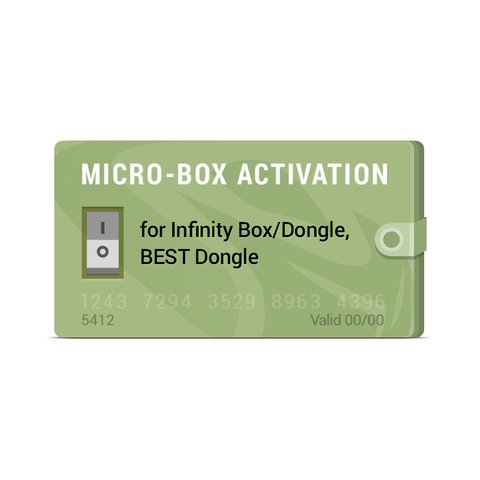 Micro Box Activation for Infinity Box Dongle, BEST Dongle
