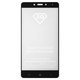 Tempered Glass Screen Protector All Spares compatible with Xiaomi Redmi Note 4, (0,26 mm 9H, Full Glue, compatible with case, black, MediaTek)